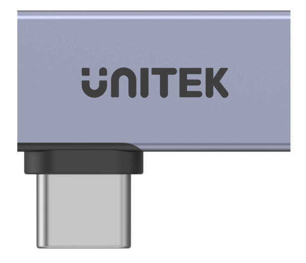 Unitek Adapter USB-C 40Gbps 240W 8K/60Hz kątowy - 1300687 - zdjęcie 3